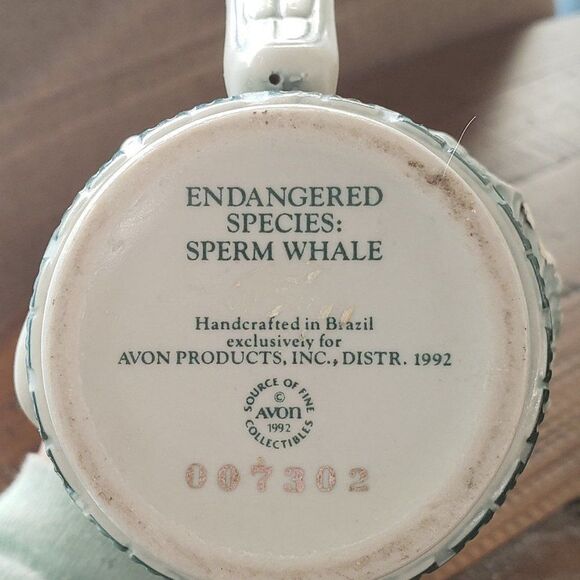 Avon Vintage 1992 Endangered Species Sperm Whale Mini Stein - Picture 7 of 8